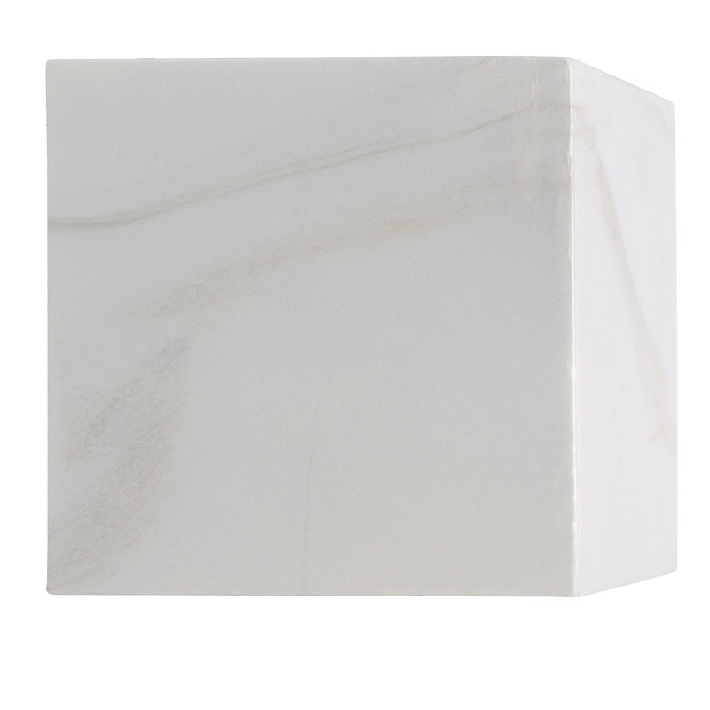 Mood Outdoor Flush Mount, White Marble