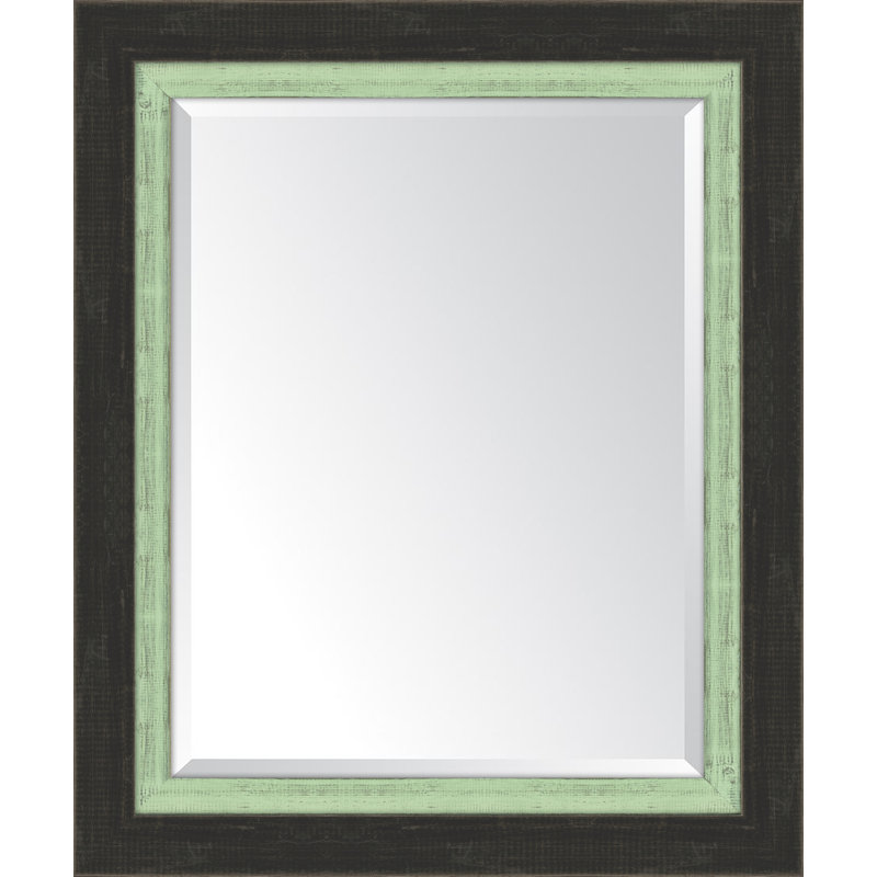 Miroir mural Mazie, H 36 po x l 30 po, Menthe
