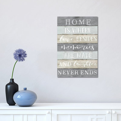 Laughter Never Ends 1 Piece Wrapped Canvas Wall Art