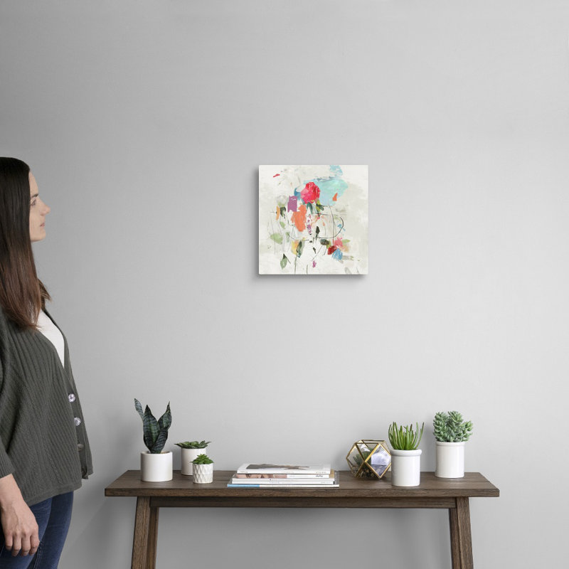 Spread Love II par PI Studio - reproduction d'art sur toile, Toile tendue, H 12 po x l 12 po x P 1,25 po