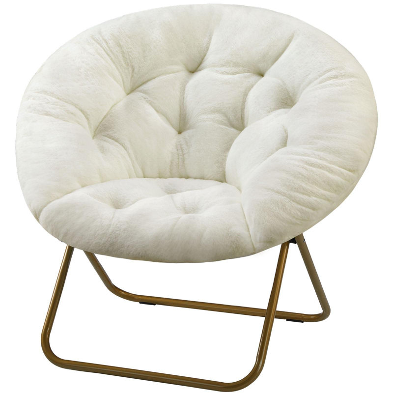 Méridienne 26 po blanche et bronze