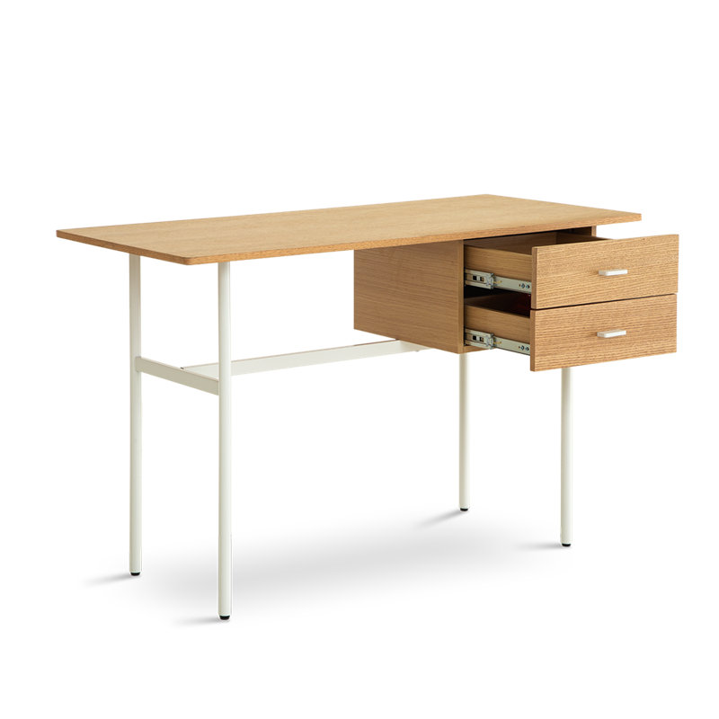 Canyon Two Drawers Dressing Table, Oak/White