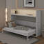 Lit escamotable simple TG avec bureau, lumière DEL et USB-1694407508