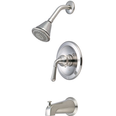 Robinet de douche et baignoire à contrôle de volume à poignée simple Accent