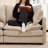 Eyisean 102" Chenille Modular Sectional Sofa with Ottoman, 3-Seater L Shape Cloud Couch with Upholstered & Pillow, Comfy Sleeper Sofa for Living Room, Bedroom, Office, Apartment, Easy Assembly-1043741556