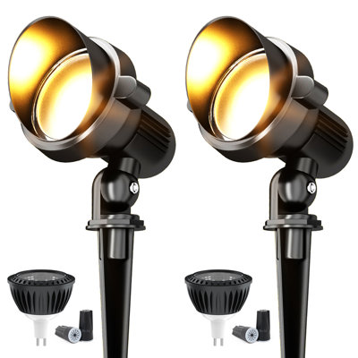 Outdoor Landscape Light 10W: MR16 3000K 12-24V with Connector IP65