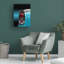 «Us Classic Car Bel Air 1956» par Bicate Gube, reproduction d'art graphique sur toile tendue-824088775