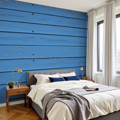 Peel and Stick Wallpaper 144" W x 100" H Modern Self Adhesive Wall Mural for Bedroom wooden wall