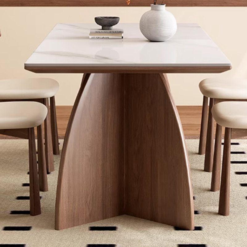 Table de salle à manger de style français, 29.52"H x 70.86"L x 31.49"W
