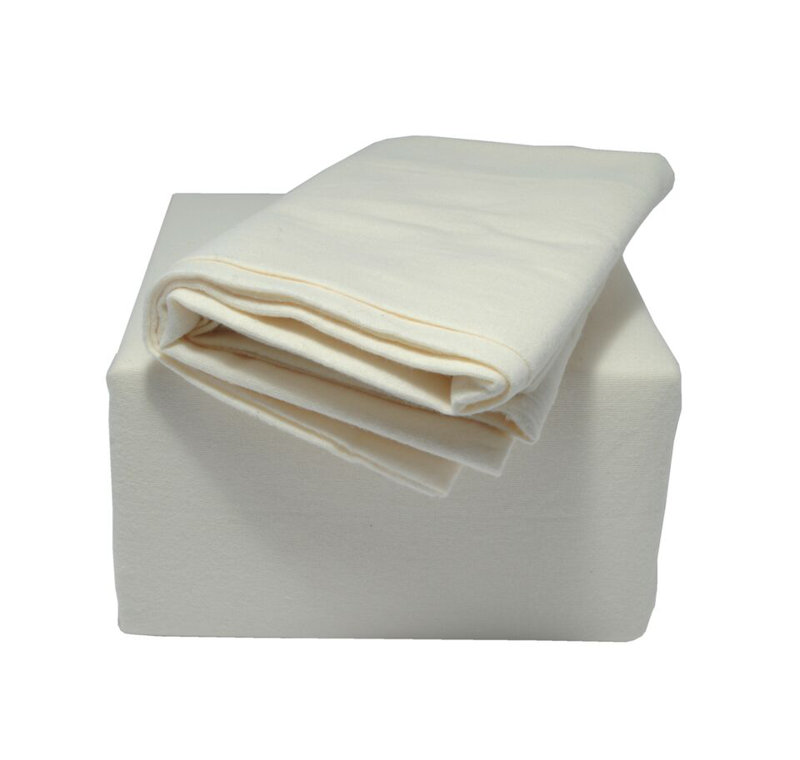 100% Cotton Fitted Sheet, Cream