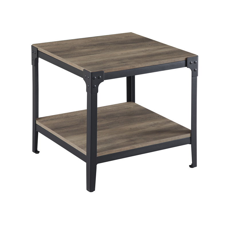 Vipin 2 Piece Side Table Set, Gray Wash