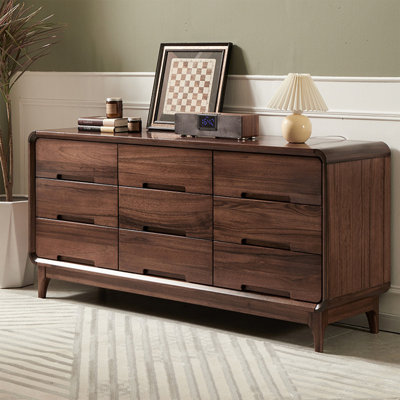 Simple And Round Groove Buffet Table