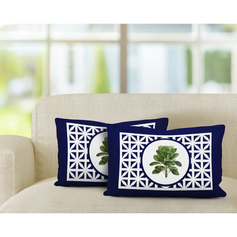  Coussin intérieur / extérieur Lumbar, Bleu marine