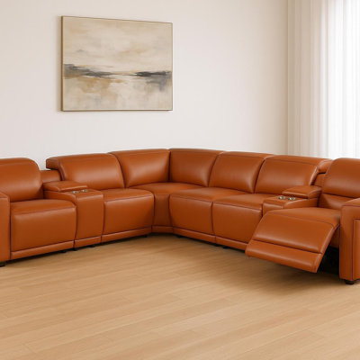 Canapé modulaire en L Camel