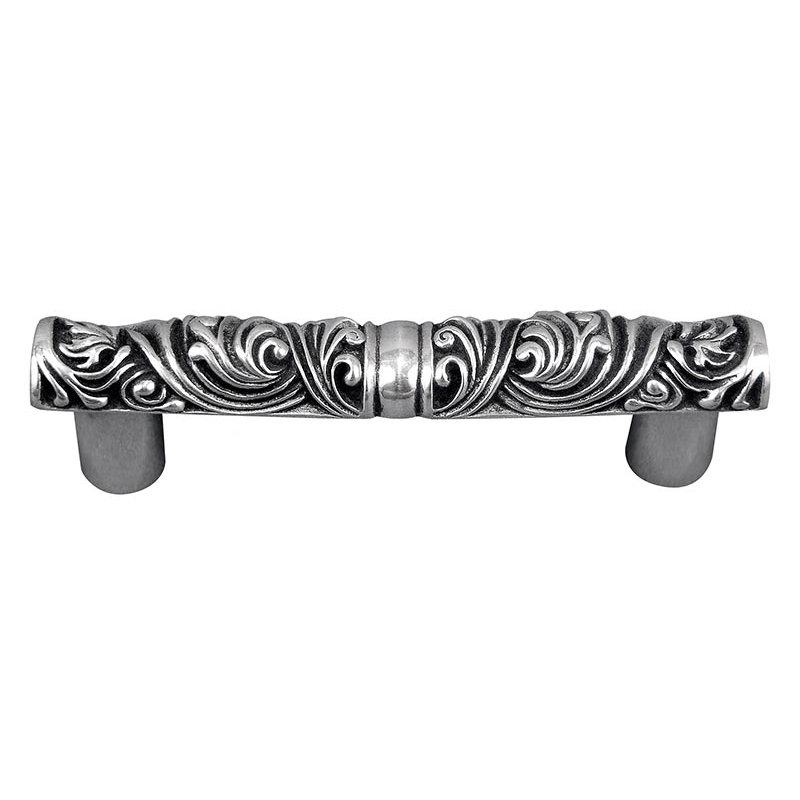 Liscio Bar / Handle Pull, 5.88" L x 0.63" W x 1" D, Antique Silver
