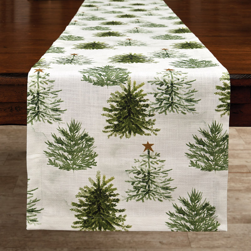  Rustic Christmas Table Runner 15X72