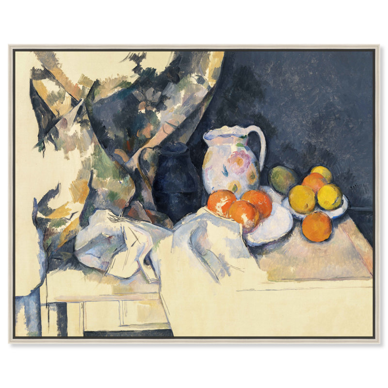 Art mural Paul Cezanne, H 21 po x l 25 po, Cadre argenté