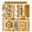 Mechanical Combination Safe 3D Wooden Puzzle Box Kit, DIY Storage Model for Adults