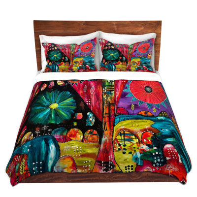 Ensemble de housse de couette DiaNoche en microfibre par Michele Fauss - River Flow