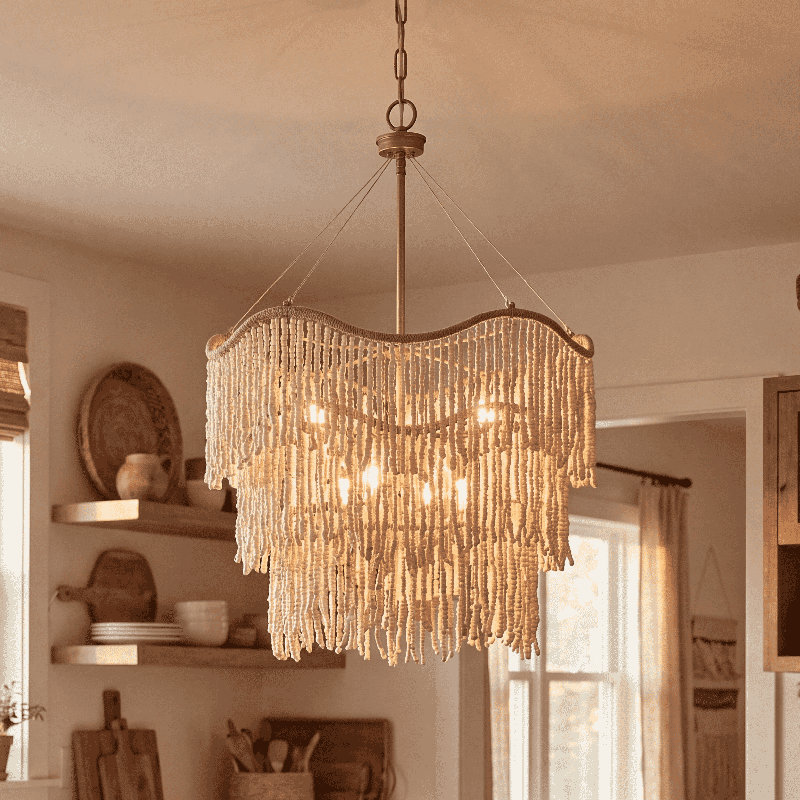 Melia 6-Light Pendant in Cypress by Breegan Jane