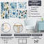 Eline - Ensemble de 5 impressions sur toile florales-103334245