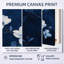 Fleur de pommier Indigo Orchard Night VI - art mural floral blanc-2008470652-2008470653