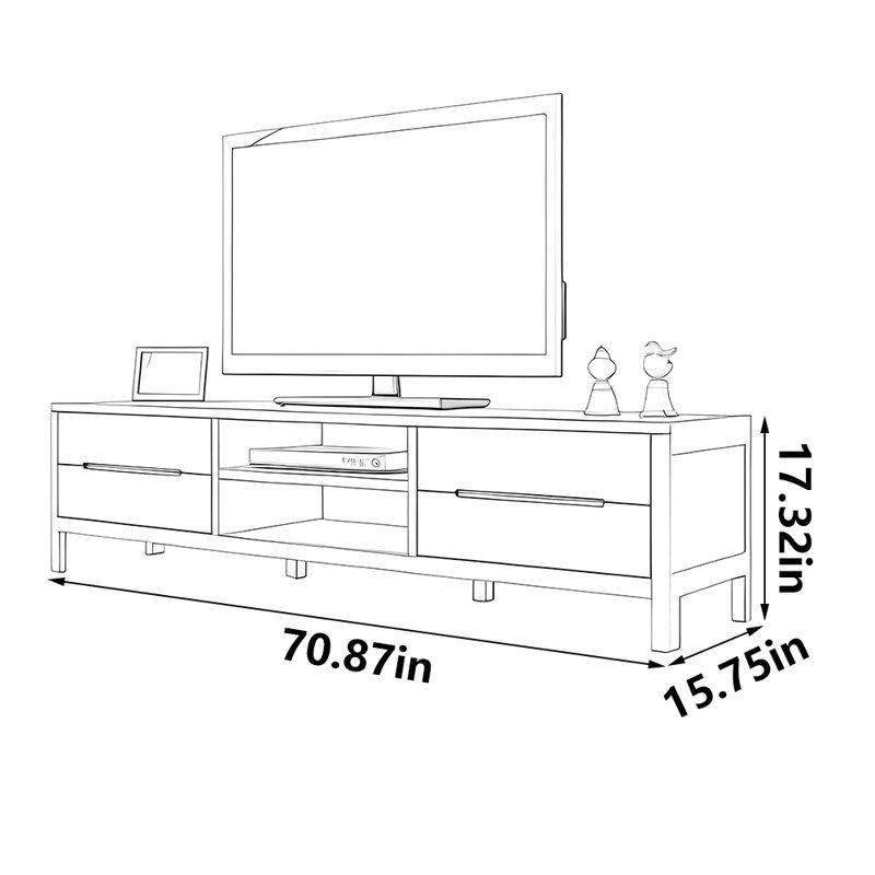 Meuble télé simple et moderne