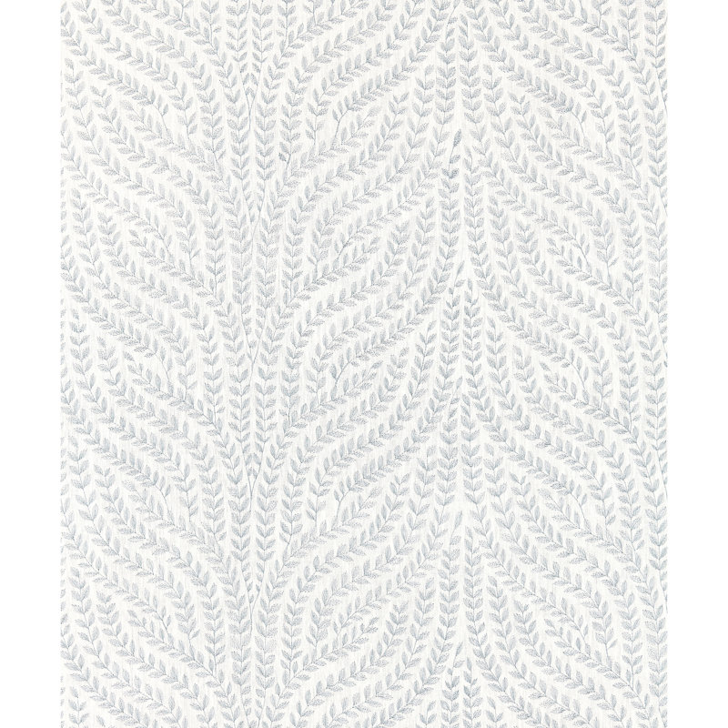 Botanica Willow Vine Embroidery Fabric, Aquamarine