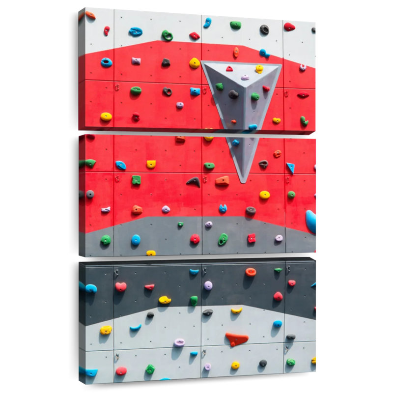 Sireci Indoor Climbing, 65" H x 42" W
