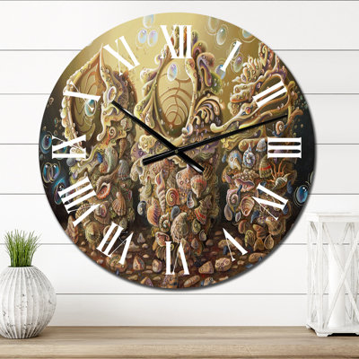 Sea Opus By Nikolay Sivenkov - Nautical & Coastal Wall Clock