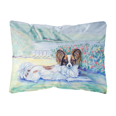 Papillion Outdoor Reversible Throw Pillow