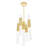 Stayton 9 Light Mini Pendant in Satin Gold – Adjustable Hanging Fixture for Kitchen, Dining, or Entryway