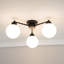 Cementon Glass Semi Flush Mount-350608734-350608732