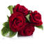 Arrangement floral roses vase-837493523