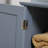 Under Sink Bathroom Cabinet With 2 Doors And Shelf, Pedestal Sink Bathroom Vanity Cabinet, Gray
