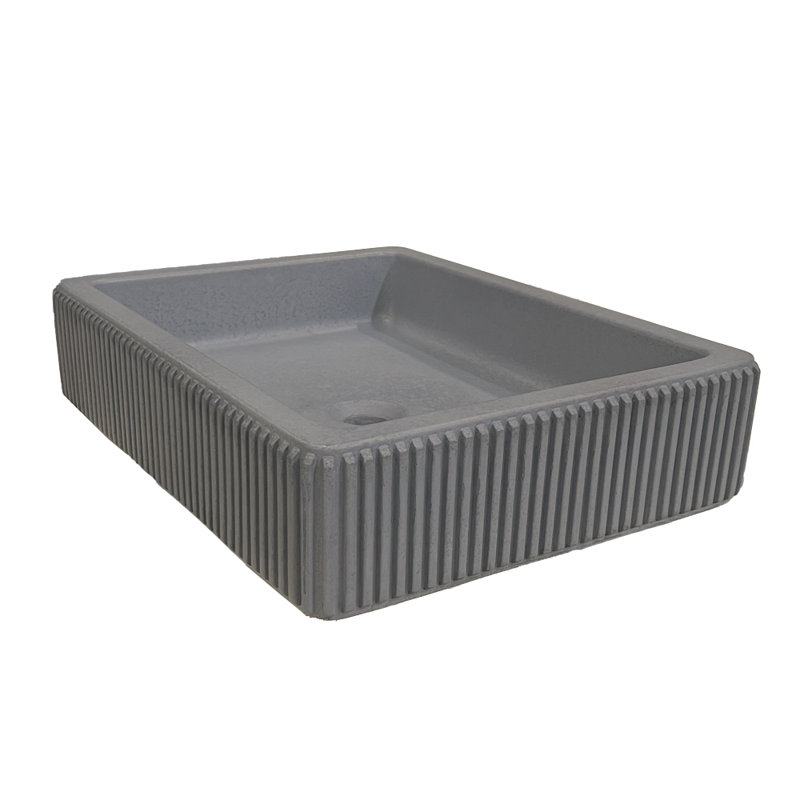 Newterra 19.62'' L Bathroom Sink, Slate