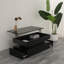 Élégante table basse pliante multifonctionnelle avec éclairage DEL