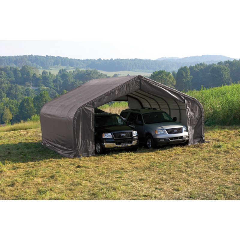 22.5' W x 28' D Garage, Gray