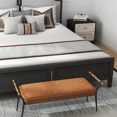 Banc de rangement industriel avec accoudoirs Ameera