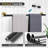 Luxury Bathroom Accessory Set, 10-Piece SUS304 Stainless Steel Hardware Collection with 23.6'' Towel Bars and Hooks-129940434