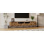 Meuble télé Mid-Century avec 2 tiroirs, console multimédia pour téléviseur de 85 po ou moins, centre de divertissement avec rangement pour le salon, la chambre à coucher et le cinéma maison-126417009