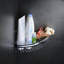 Metal Drill / Screw Bathroom Shelves