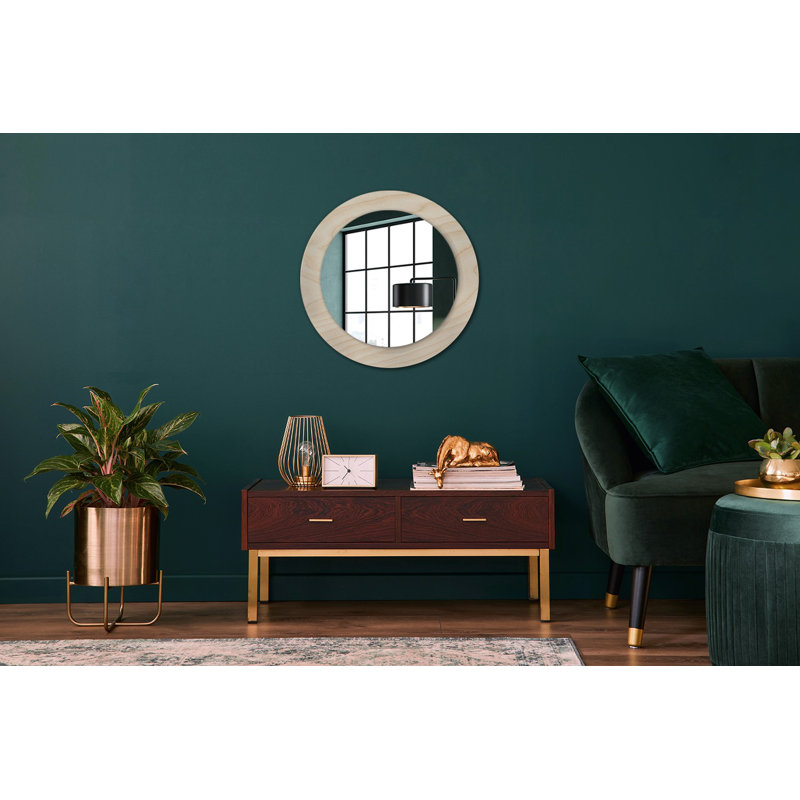 Huldar Glass Flat Wall Mirror