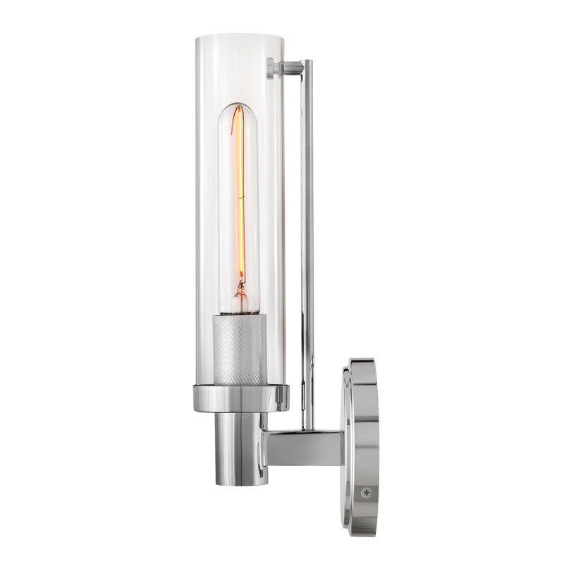 Hinkley Vaughn Medium Single Light Sconce, Chrome