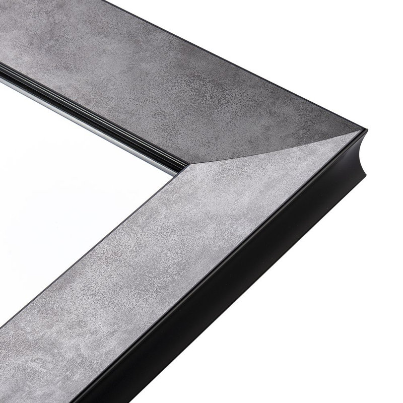Zeveren Plastic Leaning Mirror, 182 cm H x 72 cm W, Graphite