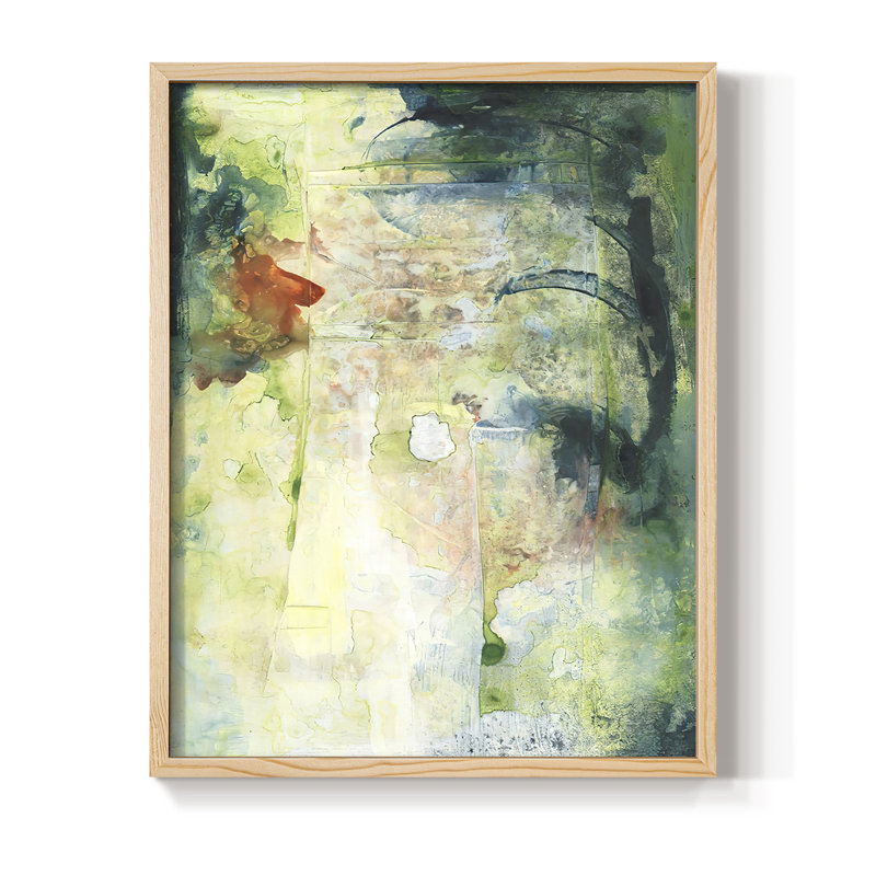 Nature's Elements II, reproduction encadrée - bois massif, Naturel, H 11 po x l 9 po