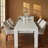 Modern Extendable Dining Table With Storage For 4-6 People, Space-Saving Dining Table-380460849