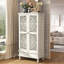 Grande armoire de rangement rustique sculptée-304457184