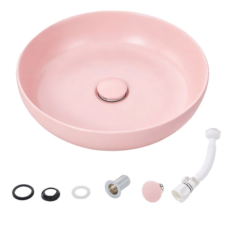 Metro Lane 400mm L x 400mm W Matte Ceramic Circular Sink