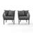 Powder Coated Steel Outdoor Lounge Chair